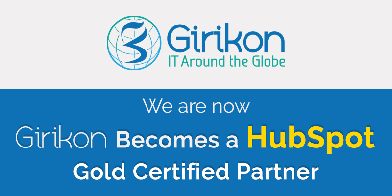 Girikon Becomes a HubSpot Gold Certified Partner