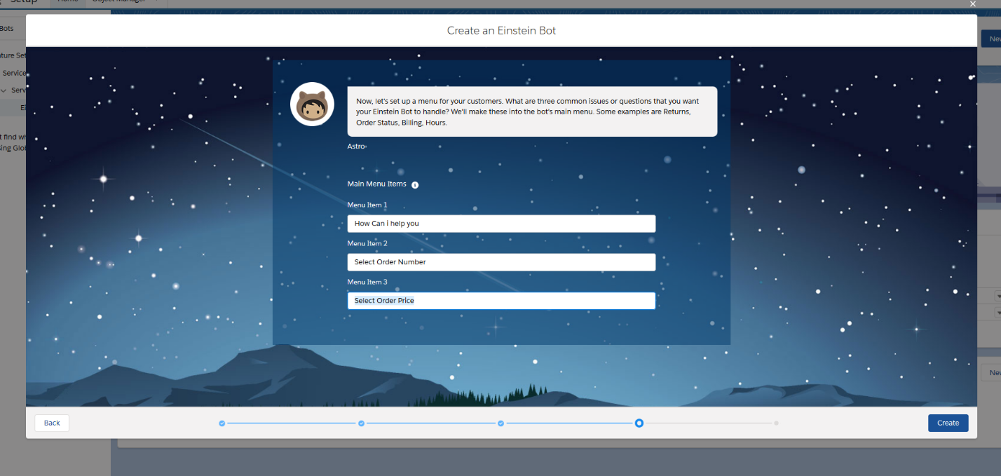 salesforce einstein chat bot