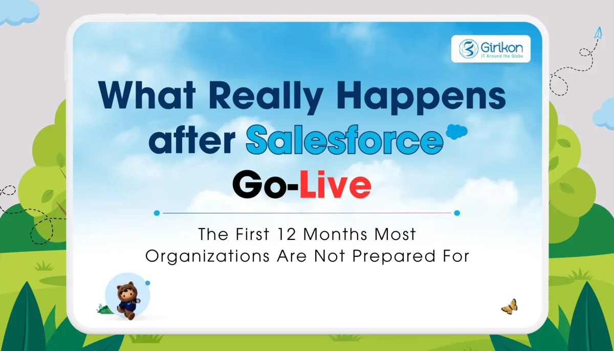 What Happens After Salesforce Go-Live: The 12-Month Reality Most Teams Ignore