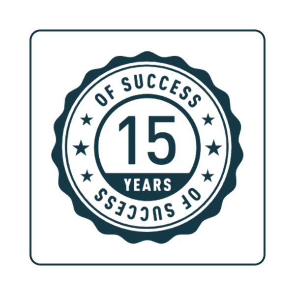 15+ Years Success