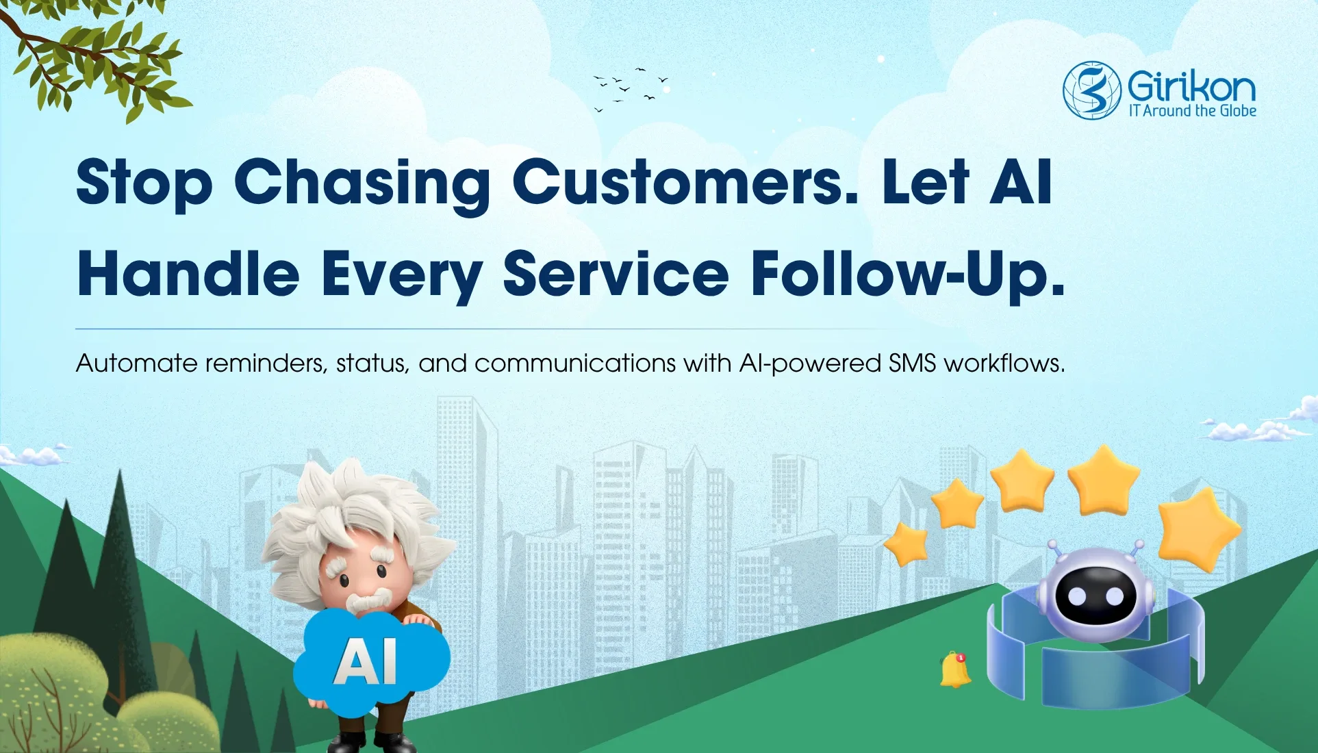 GirikSMS + Salesforce: How AI-Powered SMS Automation Is Replacing Manual Outreach for Service Teams