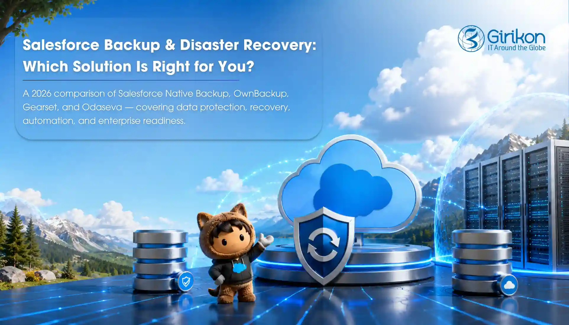 Salesforce Backup and Disaster Recovery in 2026: Native Backup vs Own vs Gearset vs Odaseva