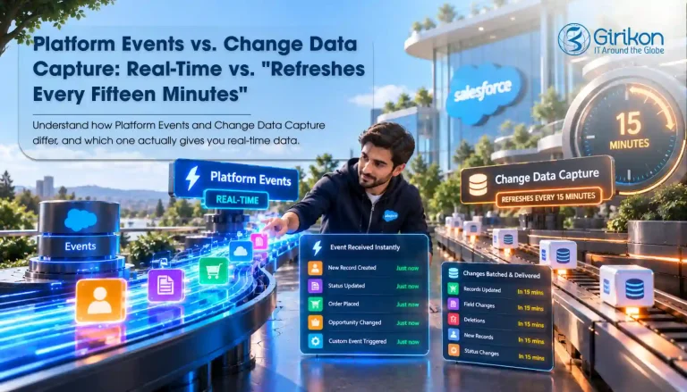 Platform Events and Change Data Capture The Difference Between Real-Time and Refreshes Every Fifteen Minutes