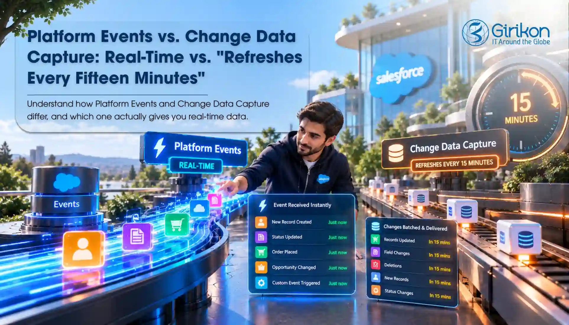 Platform Events and Change Data Capture: The Difference Between Real-Time and "Refreshes Every Fifteen Minutes"