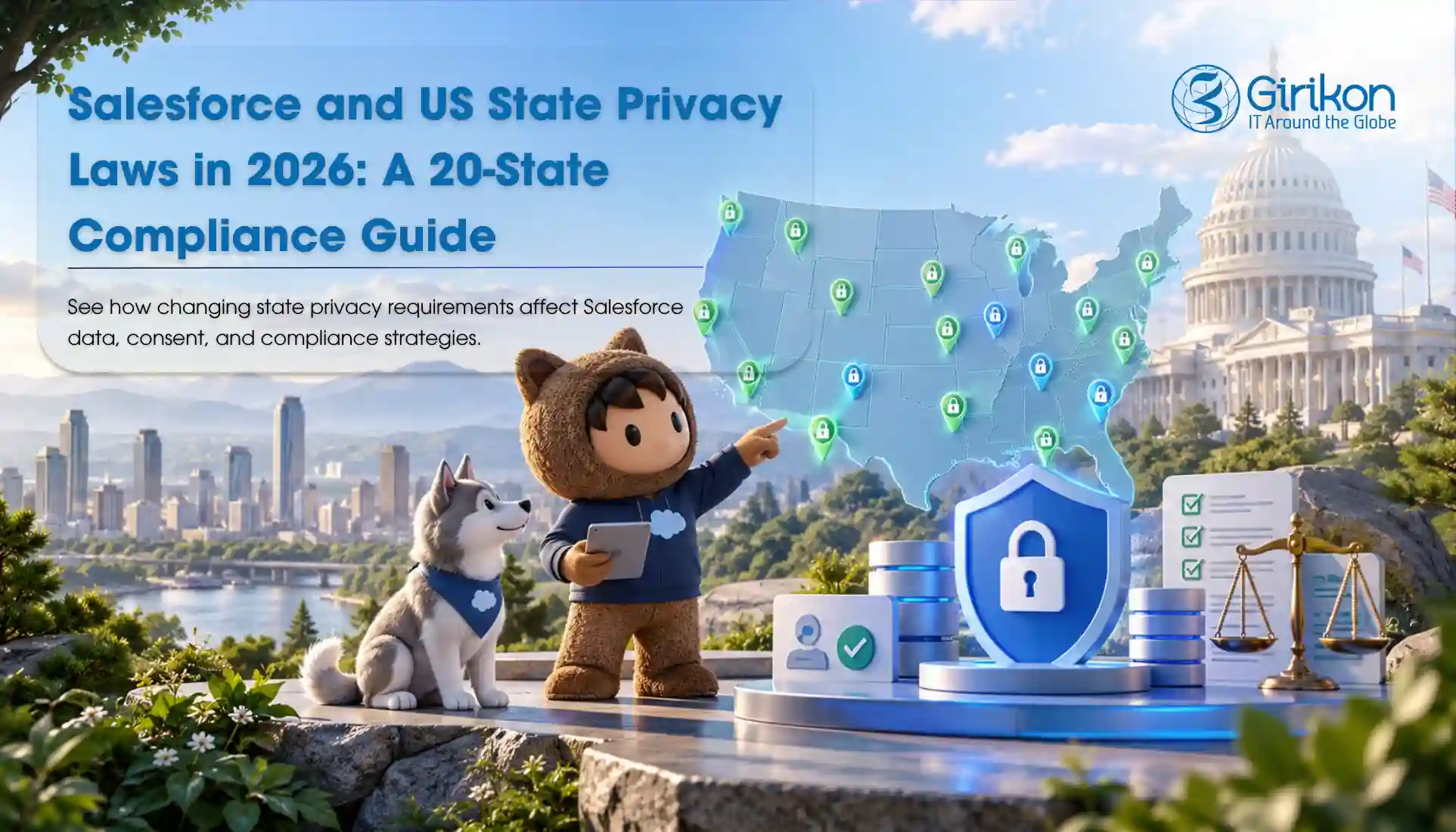 Salesforce and US State Privacy Laws in 2026: A Compliance Map for 20 States